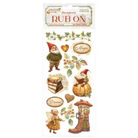 Stamperia - Whispering Woods Collection - Rub-On Transfers - Gnome