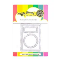 Waffle Flower Crafts - Nesting Postage Collage Collection - Craft Die