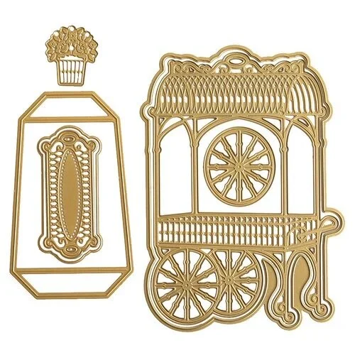 Anna Griffin - Dies - 3D Flower Cart Easel