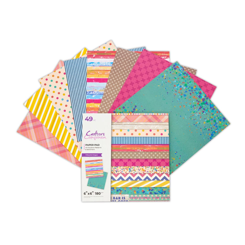 Crafter's Companion - 6 x 6 Paper Pad - All Occasion Patterns and Sentiments