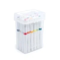 Scrapbook.com - Marker Carrying Case with Handle - Large - with Removable 24 Slot Grid