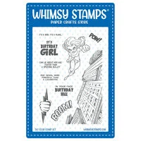 Whimsy Stamps - Clear Photopolymer Stamps - It's Birthday Girl