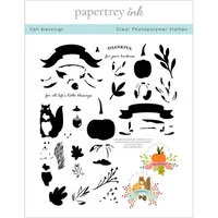 Papertrey Ink - Clear Photopolymer Stamps - Fall Blessings