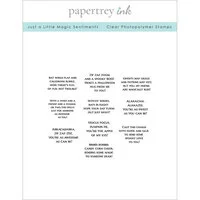 Papertrey Ink - Clear Photopolymer Stamps - Just A Little Magic Sentiments