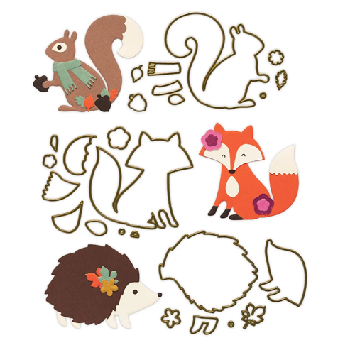Crafter's Companion - Multi Craft Metal Dies - Autumn Animals