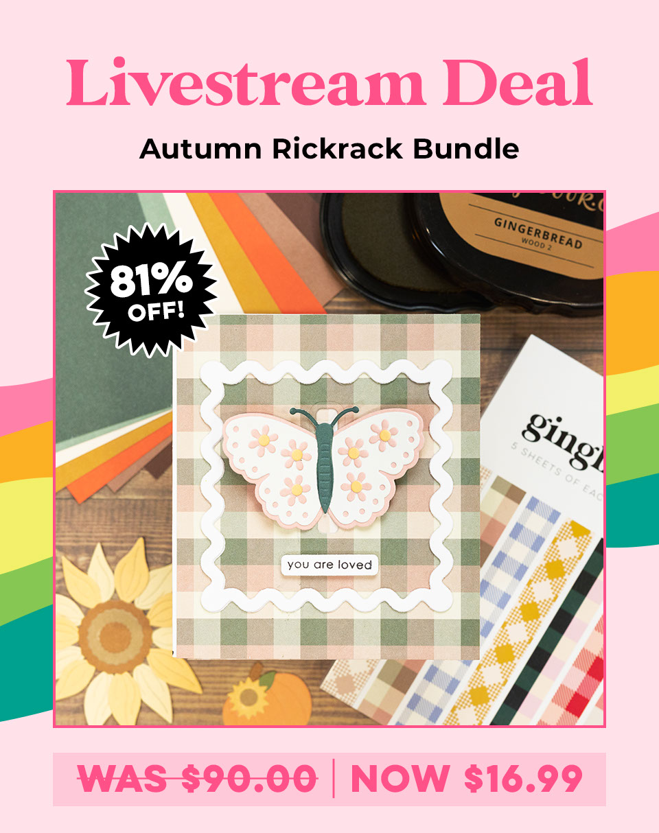 Livestream Deal Autumn Rickrack Bundle Was $90.00, Now $16.99!