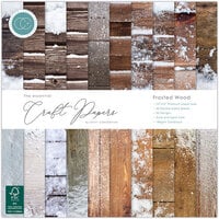 Craft Consortium - 12 x 12 Paper Pad - Frosted Wood