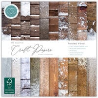 Craft Consortium - 6 x 6 Paper Pad - Frosted Wood