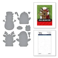 Spellbinders - Simon Hurley - Etched Dies - Christmas Hugs
