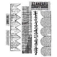 Stampers Anonymous - Tim Holtz - Cling Mounted Rubber Stamp Set - Classics 6