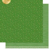 Lawn Fawn - All The Sparkles Collection - 12 x 12 Double Sided Paper - Jade