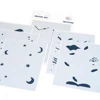 Pinkfresh Studio - Fables &amp; Forests Collection - Stencils - Twilight Tales