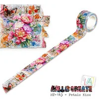 AALL and Create - Colourburst Botanicals Collection - Layer-It-Up - Washi Tape - Petals Kiss