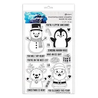 Ranger Ink - Simon Hurley - Clear Photopolymer Stamps - Christmas Hugs