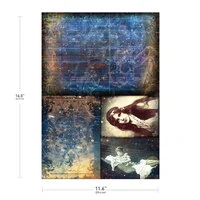 Prima Marketing - Finnabair Collection - A3 Decoupage Paper - Nightdreaming