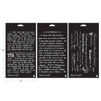 Prima Marketing - Finnabair Collection - Stencils - Old Pages