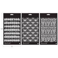 Prima Marketing - Finnabair Collection - Stencils - Decadent Walls
