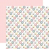 Echo Park - Mom's Kitchen Collection - 12 x 12 Double Sided Paper - Pretty Plates