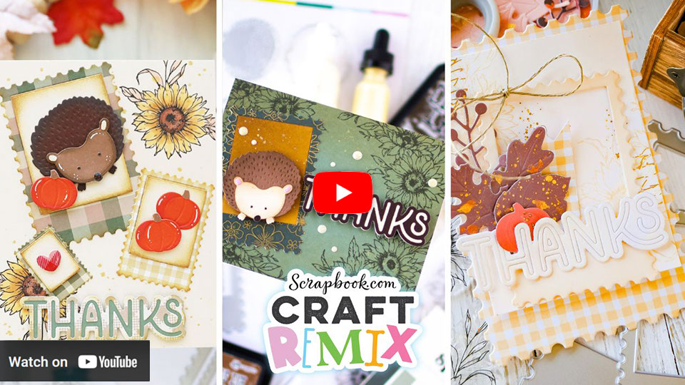 Create a Vibrant Thank You Card!