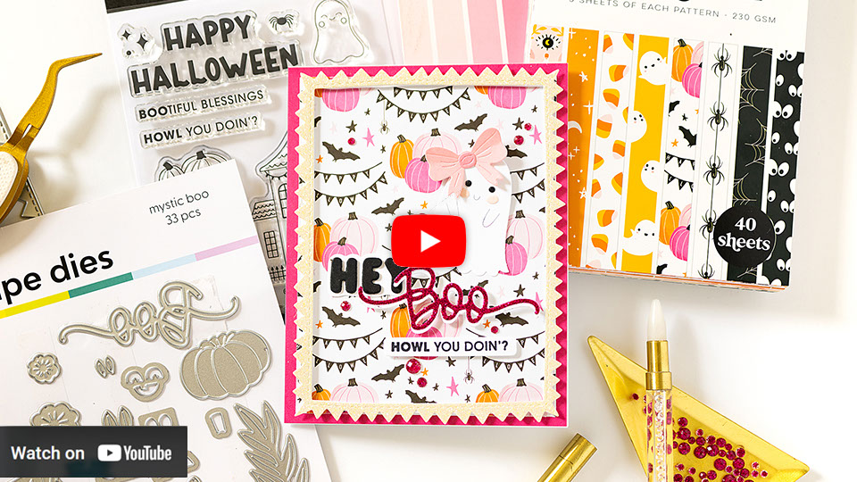 How to Make a Cute Halloween Card | Easy DIY Ghost Card