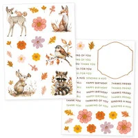 Scrapbook.com - Oak Lane - Rub-On Transfers - 6x8 - 2 Sheets