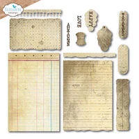 Elizabeth Craft Designs - Golden Season Collection - Dies - Build a Journal