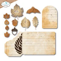 Elizabeth Craft Designs - Golden Season Collection - Dies - Fall Leaves