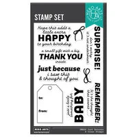 Hero Arts - Best Gift Ever Collection - Clear Photopolymer Stamps - Just Because