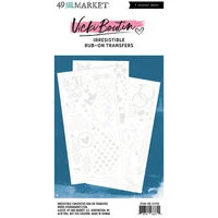 49 and Market - Irresistibles Collection - Rub-On Transfers - Curiosities