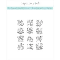 Papertrey Ink - Clear Photopolymer Stamps - The Twelve Days Of Christmas