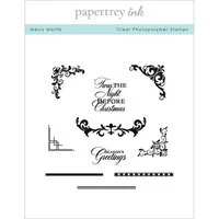 Papertrey Ink - Clear Photopolymer Stamps - Merry Motifs