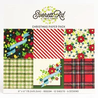 Everett Rd - Traditional Christmas Collection - 6 x 6 Paper Pack