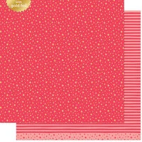 Lawn Fawn - All The Sparkles Collection - 12 x 12 Double Sided Paper - Ruby