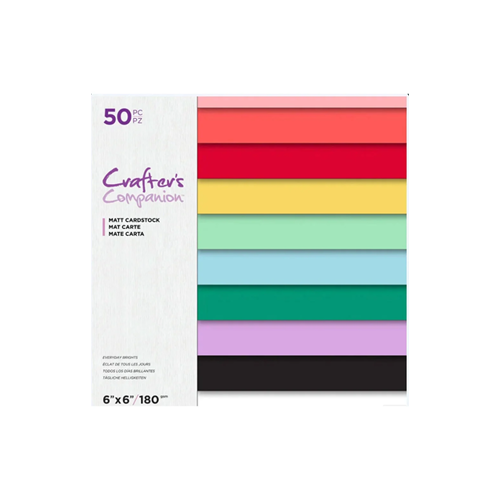 Crafter's Companion - 6 x 6 Paper Pad - Everyday Brights