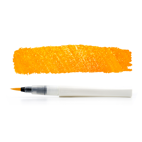 Scrapbook.com - Glitter Brush Marker - Orange Juice