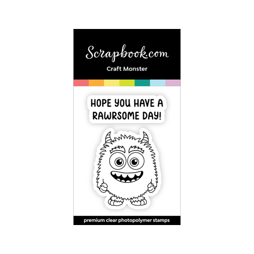 Scrapbook.com - Clear Photopolymer Stamp Set - Craft Monster