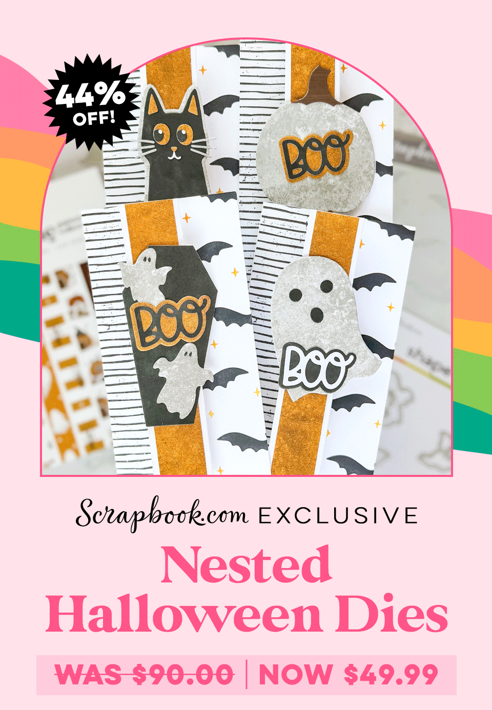 Exclusive Nested Halloween Dies Was $95.00 Now $49.99