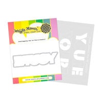 Waffle Flower Crafts - Die-N-Stencil - Overlapping You're