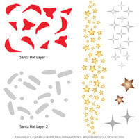 The Rabbit Hole Designs - Stencils - Holiday Background Builder