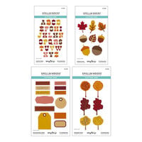 Spellbinders - Autumn Archives Collection - Etched Dies - Bundle