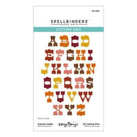 Spellbinders - Autumn Archives Collection - Etched Dies - Autumn Alpha