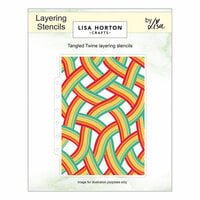 Lisa Horton Crafts - Layering Stencils - Tangled Twine
