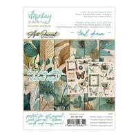 Mintay Papers - 6 x 8 Art Journal Paper Pad - Teal Dream