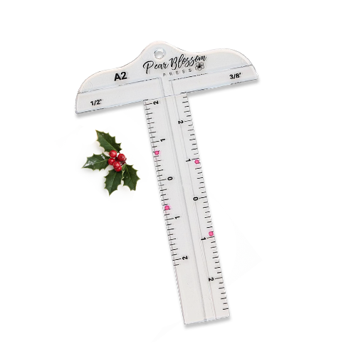 Pear Blossom Press - Cardmaker's T-Square Ruler - A2