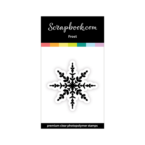 Scrapbook.com - Clear Photopolymer Stamp Set - Frost Snowflake