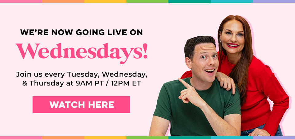 Join us Live Every Tuesday, Wednesday, and Thursday!
