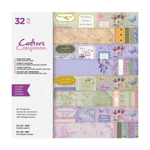 Crafter's Companion - Make and Send - 12 x 12 Paper Pad