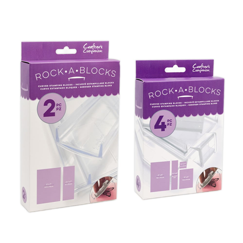 Crafter's Companion - Clear Rock-A-Blocks - Stamping Blocks - Bundle