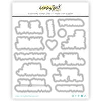 Honey Bee Stamps - Hello Harvest Collection - Honey Cuts - Steel Craft Dies - Sip. Smile. Repeat
