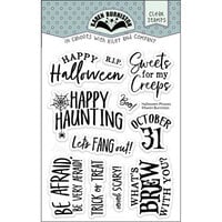 Karen Burniston - Clear Photopolymer Stamps - Halloween Phrases